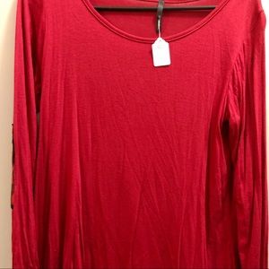 Red buffalo plaid shirt